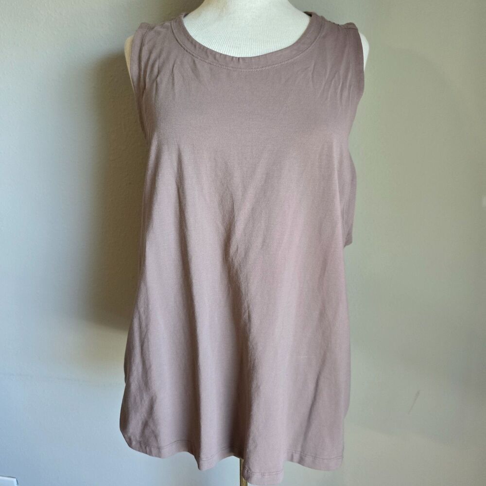 Lululemon All Yours Relaxed Muscle Tank Size 10 Dusty Rose